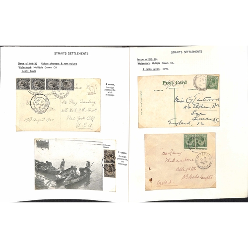 1172 - 1912-23 Multiple Crown CA 1c - $5, study on pages including Specimens (with additional 10c, 45c, $2 ... 