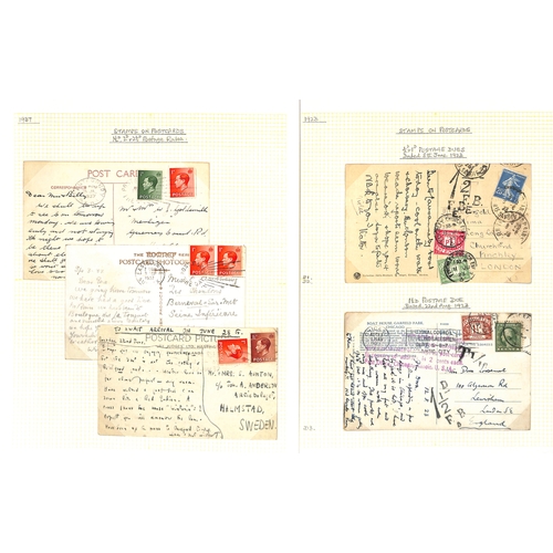 74 - 1924-51 Collection in an album, with KGV commemoratives issues and KGVI issues, including 1929 P.U.C... 