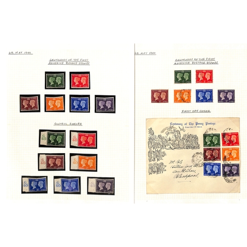 74 - 1924-51 Collection in an album, with KGV commemoratives issues and KGVI issues, including 1929 P.U.C... 