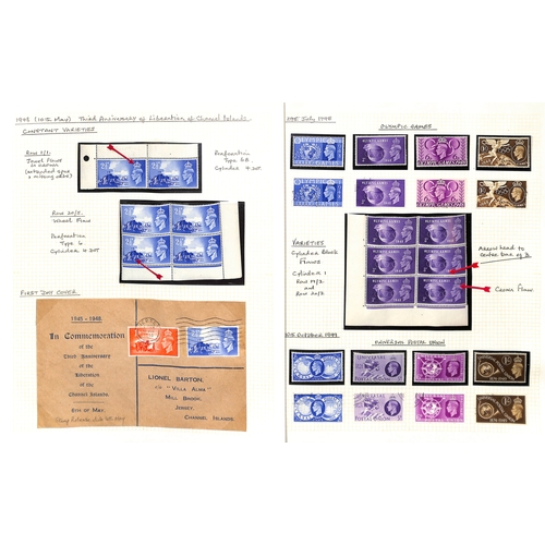 74 - 1924-51 Collection in an album, with KGV commemoratives issues and KGVI issues, including 1929 P.U.C... 