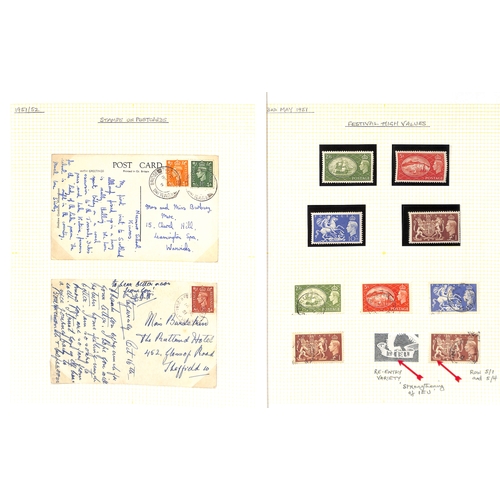 74 - 1924-51 Collection in an album, with KGV commemoratives issues and KGVI issues, including 1929 P.U.C... 