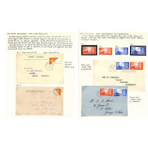 74 - 1924-51 Collection in an album, with KGV commemoratives issues and KGVI issues, including 1929 P.U.C... 