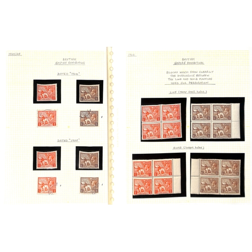 74 - 1924-51 Collection in an album, with KGV commemoratives issues and KGVI issues, including 1929 P.U.C... 