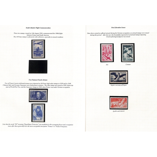 550 - Air Mails. 1927-84 Air Mail stamps, all mint, including 1927 2f and 5f, 1936 85c - 50f green set of ... 