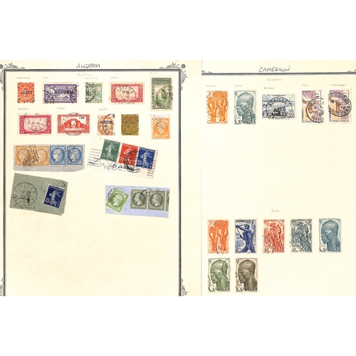 552 - French Colonies. 1859-77 Used issues, collected for the cancellations, various lozenge and c.d.s typ... 