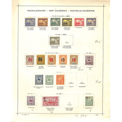 558 - New Caledonia. 1881-1948 Mint and used collection including mint 1932 Paris-Noumea flight pair (S.G.... 