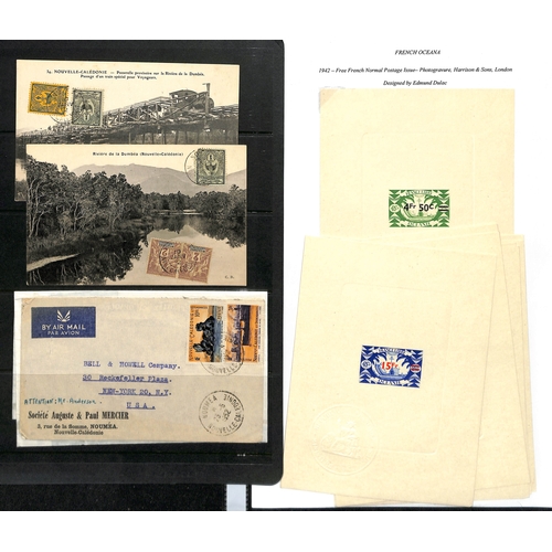 558 - New Caledonia. 1881-1948 Mint and used collection including mint 1932 Paris-Noumea flight pair (S.G.... 