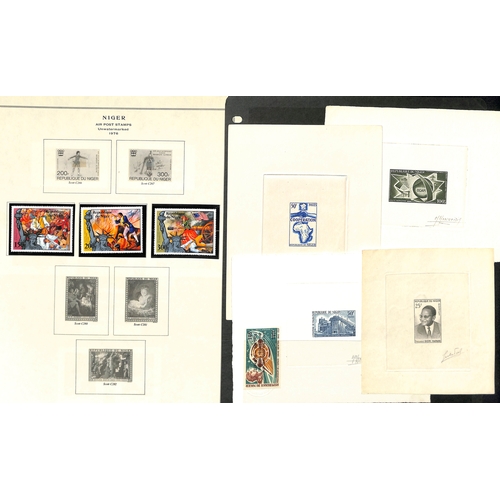 559 - Niger. 1921 - c.1990 Mint and used collection with covers, die and plate proofs. (100s).