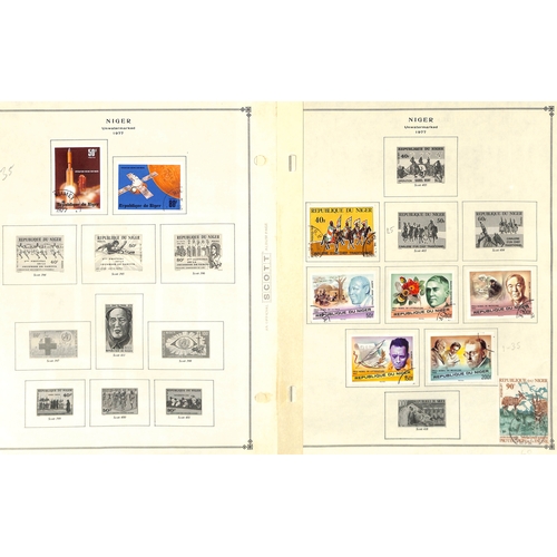 559 - Niger. 1921 - c.1990 Mint and used collection with covers, die and plate proofs. (100s).