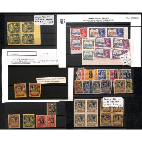 563 - 1880-1959 Mainly mint selection including 1898-1902 set, 1906 1d on 3/- (3), 1921-22 7½d revers... 