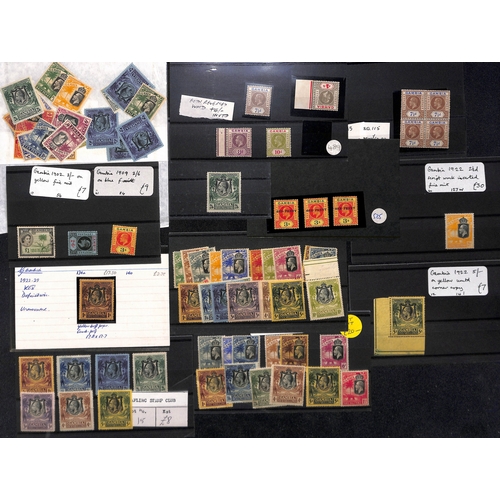 563 - 1880-1959 Mainly mint selection including 1898-1902 set, 1906 1d on 3/- (3), 1921-22 7½d revers... 