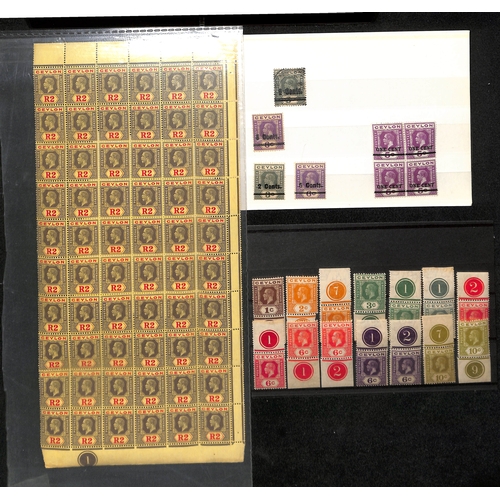 485 - 1912-32 KGV Definitives, mainly mint collection in an album and on pages or stockcards including min... 