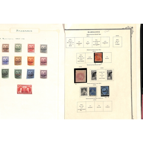 393 - 1858-1968 Mainly mint collection in a stockbook and on pages including Britannia issues with some mu... 