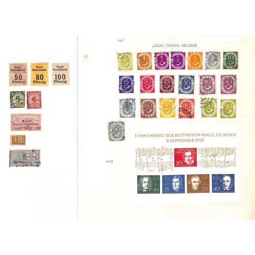 569 - c.1880-1950 Stamps including 1935 OSTROPA miniature sheet mint (S.G. MS576a, £1,500), 1949 Berl... 