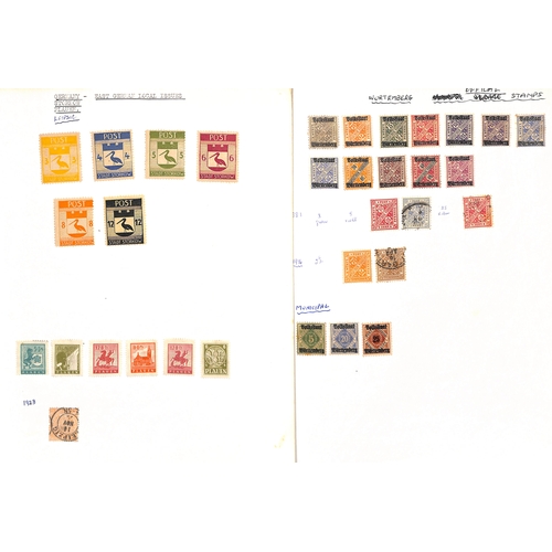 569 - c.1880-1950 Stamps including 1935 OSTROPA miniature sheet mint (S.G. MS576a, £1,500), 1949 Berl... 