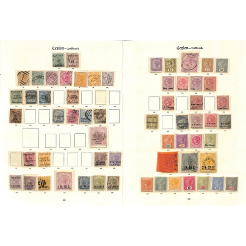 455 - 1872-49 Mint and used selection with useful 1885 surcharges including S.G. 155, 156 (2), 158 (3), 16... 