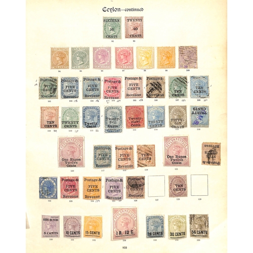 455 - 1872-49 Mint and used selection with useful 1885 surcharges including S.G. 155, 156 (2), 158 (3), 16... 