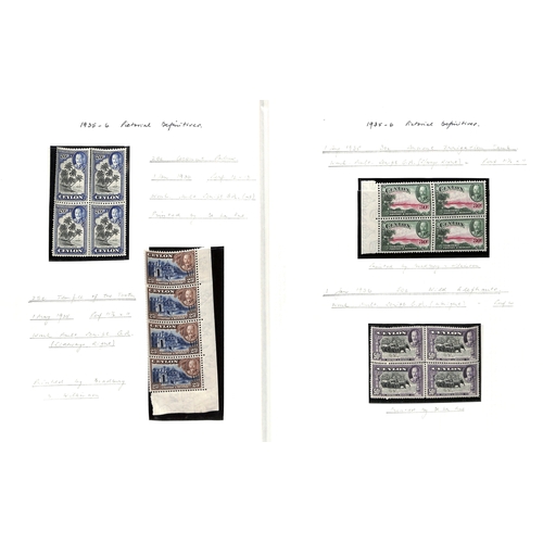 495 - 1933-36 Pictorial Issue 2c - 1r study including Specimen set of eleven fine mint, 1r sheet of sixty,... 