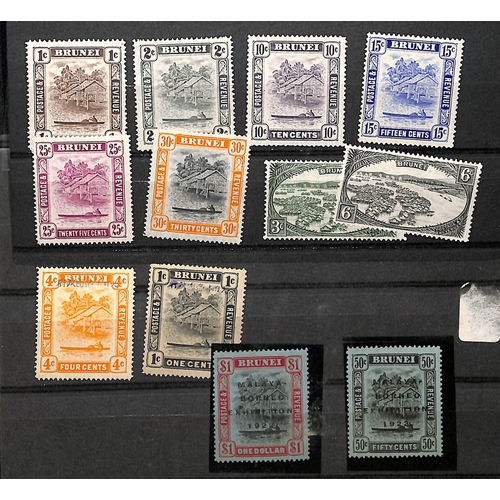 427 - 1907-42 Selection including Specimen stamps (26, with 1907 1c - 50c, 1910 $25), 1922 Malaya-Borneo E... 