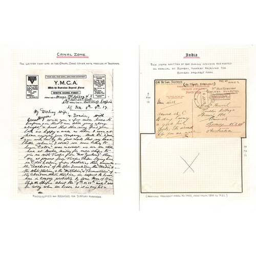 378 - Transport Ships. 1914-18 Covers and cards from Transports, most with unnumbered censors, various typ... 