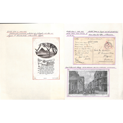 301 - G.B. 1914-20 Covers and cards including circular 