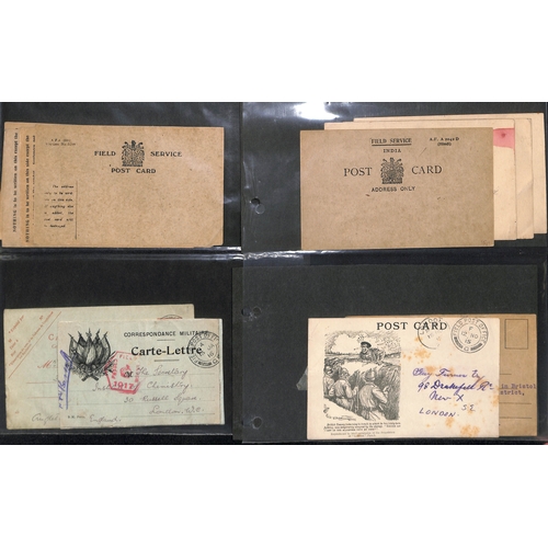 301 - G.B. 1914-20 Covers and cards including circular 