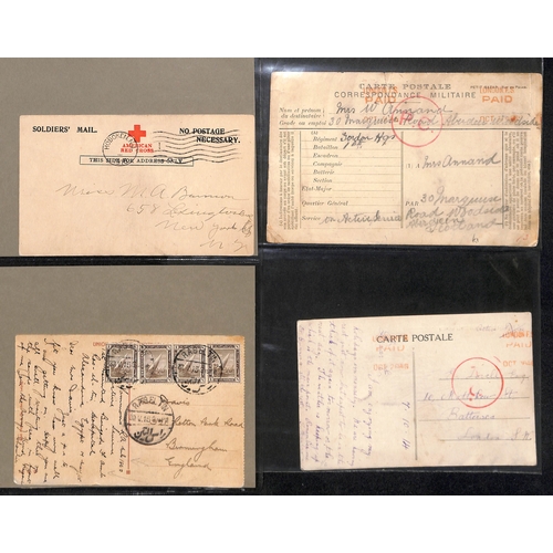 301 - G.B. 1914-20 Covers and cards including circular 