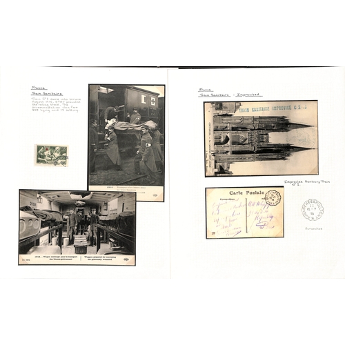 305 - France - Ambulance Trains. 1914-18 Covers and cards from French Ambulance Trains (17, all with cache... 