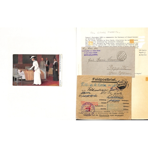 309 - Germany. 1914-18 Covers and cards from soldiers in hospital, all with cachets, including mail from P... 