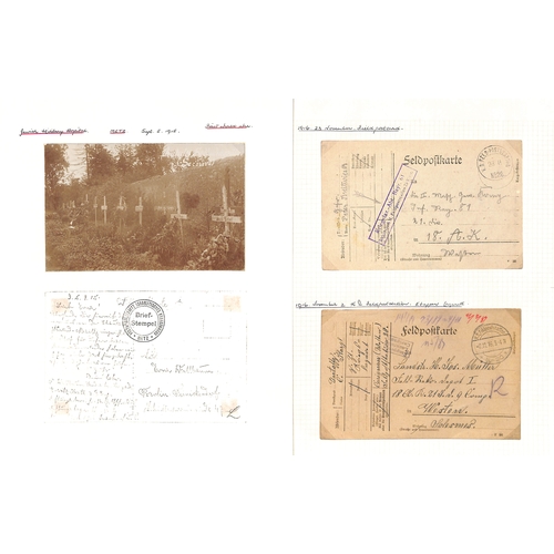 309 - Germany. 1914-18 Covers and cards from soldiers in hospital, all with cachets, including mail from P... 