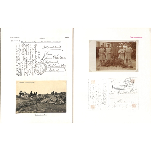 309 - Germany. 1914-18 Covers and cards from soldiers in hospital, all with cachets, including mail from P... 