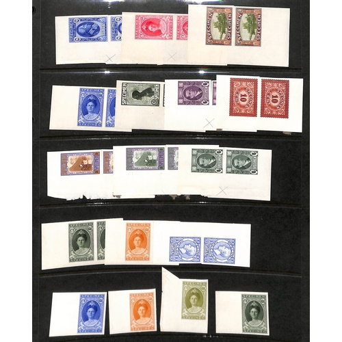 334 - c.1923 Harrison & Sons sample stamps inscribed 