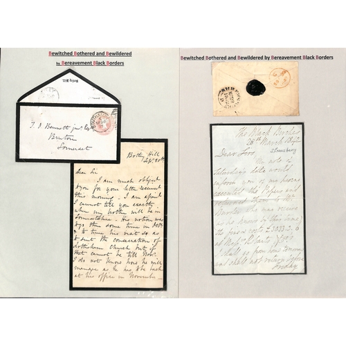 264 - 1841-1958 QV-KGVI Stationery envelopes (70) and postcards (3), the envelopes all with black printed ... 