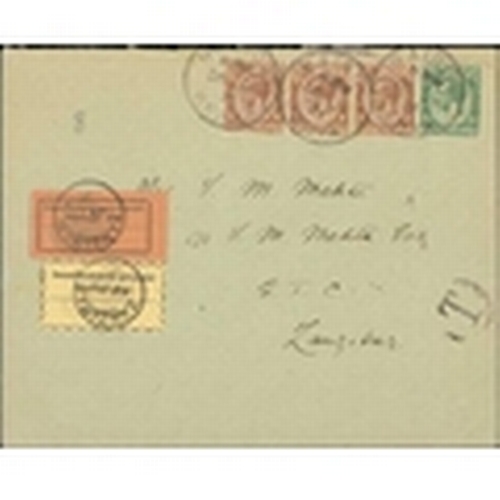 1968 - 1931 (Jan 26) Cover from Nairobi, Kenya, to Mrs F.M Mehta in Zanzibar franked 8c, handstamped 