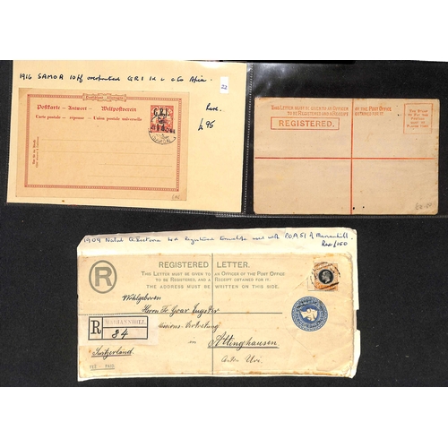 353 - Postal Stationery. Mainly QV Postcards and covers including early Transvaal, Victoria with 1d Havelo... 