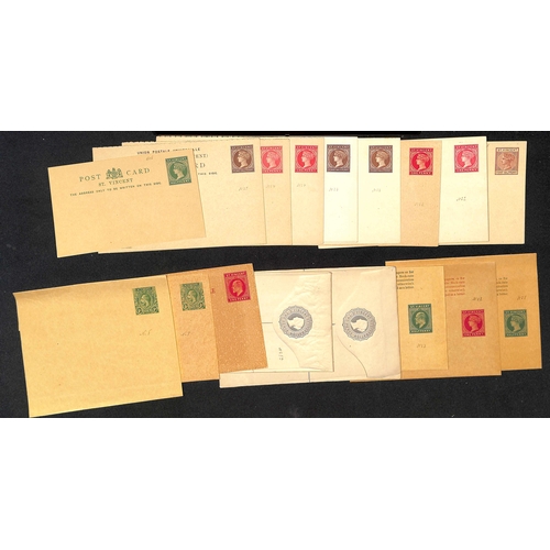 353 - Postal Stationery. Mainly QV Postcards and covers including early Transvaal, Victoria with 1d Havelo... 