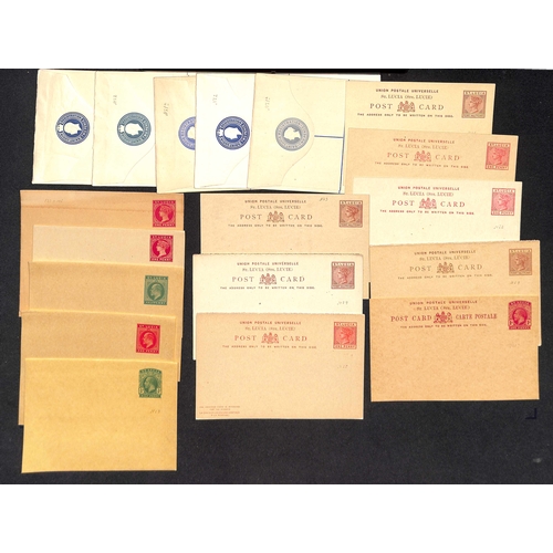 353 - Postal Stationery. Mainly QV Postcards and covers including early Transvaal, Victoria with 1d Havelo... 