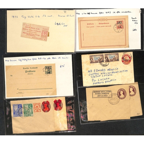 353 - Postal Stationery. Mainly QV Postcards and covers including early Transvaal, Victoria with 1d Havelo... 