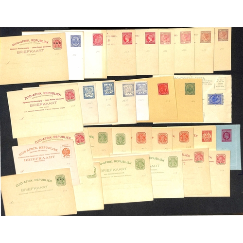 353 - Postal Stationery. Mainly QV Postcards and covers including early Transvaal, Victoria with 1d Havelo... 