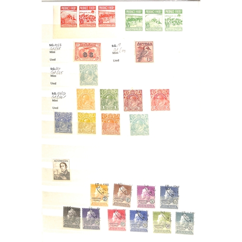 374 - 1913-41 Stamps in a stockbook, mainly mint including 1927 1/- watermark sideways marginal block of f... 