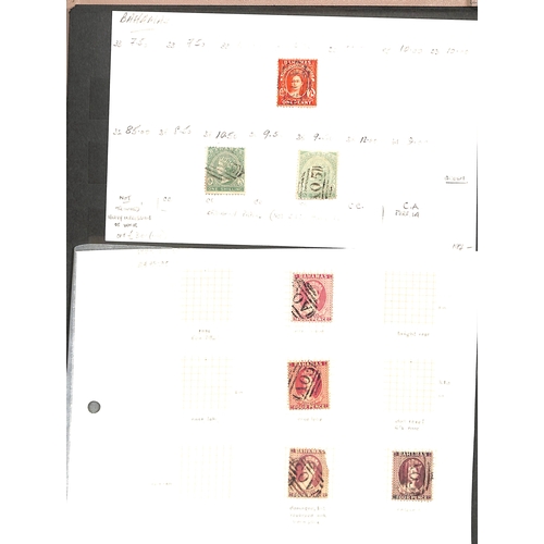 386 - QV-QEII Mainly mint selection in a stockbook and on pages including 1926 £1, a study of the 193... 