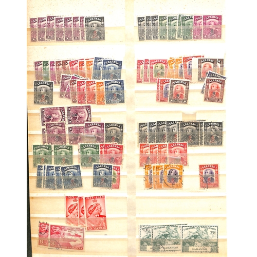 355 - North Borneo, Sarawak, Labuan and Brunei, c.1869-1980 mint and used accumulation in three stockbooks... 