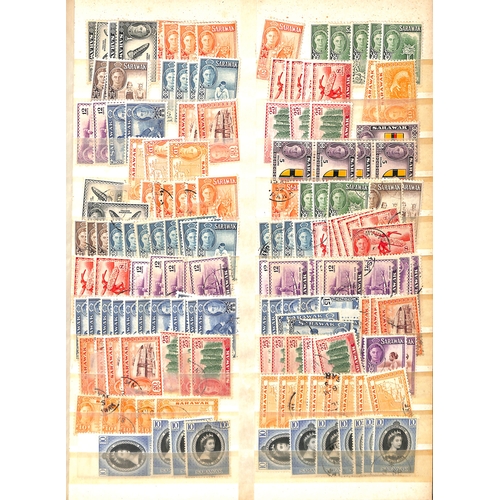 355 - North Borneo, Sarawak, Labuan and Brunei, c.1869-1980 mint and used accumulation in three stockbooks... 