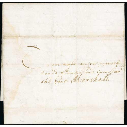 138 - King Charles I. 1627 (July 8) Entire letter 