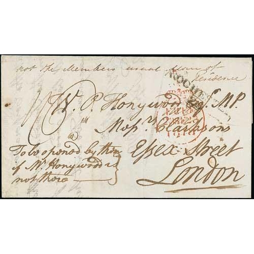 208 - 1818 (Sep 22) Entire letter from Rochester to 