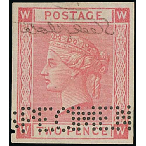 76 - Imperforate ½d Brown, 1½d brown, 2d pink (frame K) and 2d blue (frame A) essays each perfi... 