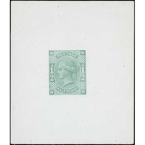 78 - ½d - 2d Essays, die proofs (8), perforated and imperforate essays (79), the selection showing a... 