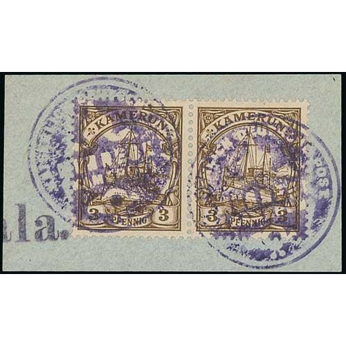 792 - 1897-1915 Cancellations, stamps and pieces mostly mounted on pages, many scarce cancels including Am... 