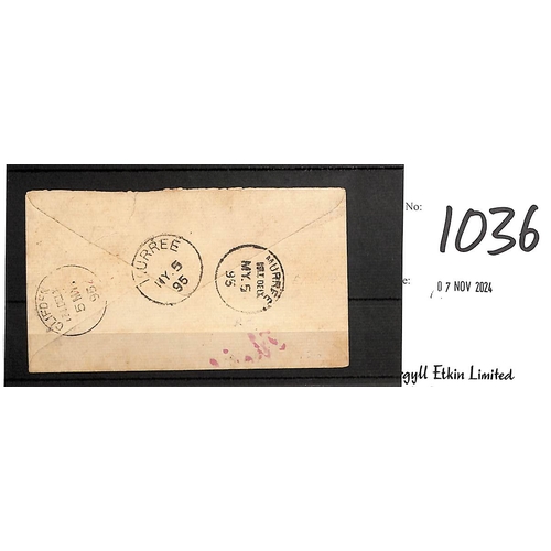 1036 - Chitral Relief Force. 1895 (May 3) ½a Envelope to Clifden cancelled 