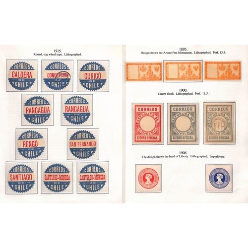 836 - Official/Telegraph Seals. 1885-1915 Seals including Santiago Post Office seals of 1893 and 1894 (5),... 